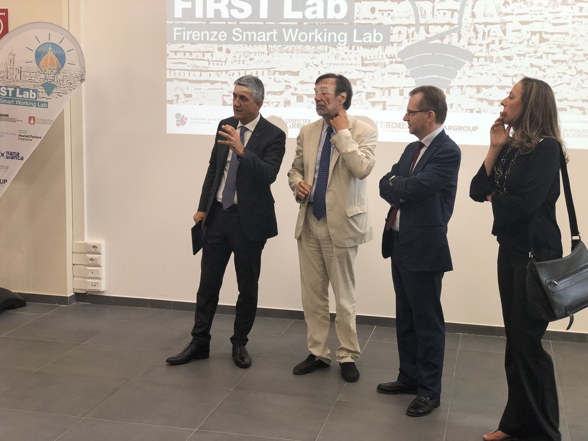 “Oggi vince chi è specializzato in un’area ma ha abilità di mettere insieme un vero ecosistema multidisciplinare. #firstlab primo progetto che unisce tutti i soggetti più importanti per la realizzazione del concetto di #SmartCity #smartworking” <a href="/stefano_venturi/">Stefano Venturi</a> <a href="/HPE_IT/">HPE Italy</a>