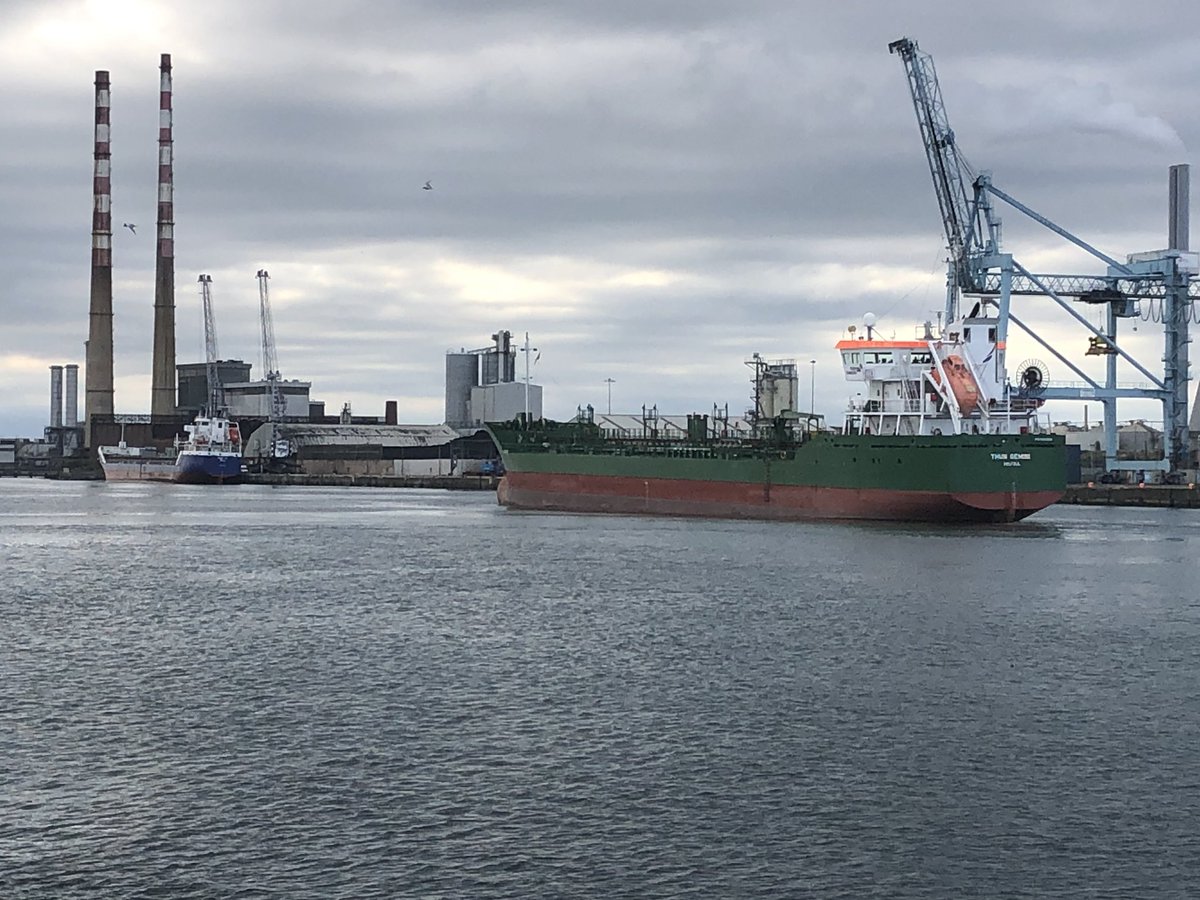LeoMcParland's tweet photo. Another busy day for @HamiltonShipPSL in @DublinPortCo. Today we have a turnaround call for @msMagellan from @CMVoyages, Viking Sun from @VikingCruises, Thun Gemini from @ThunTankers @gothiatankers &amp; Bro Nordby from @MaerskTankers https://t.co/9dJJlPHg0a