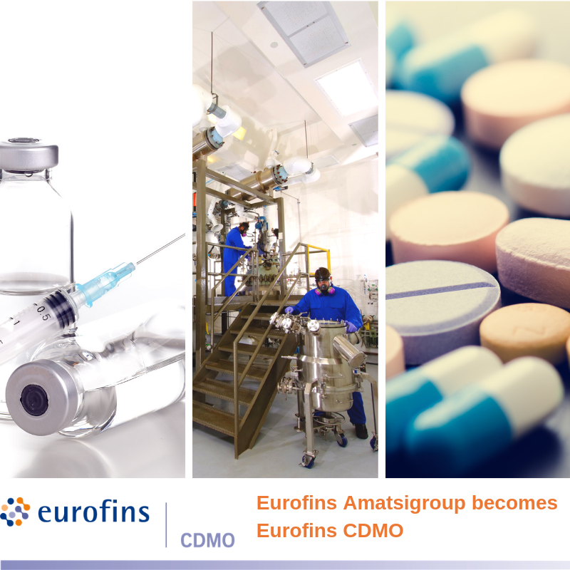 Eurofins CDMO (@eurofinscdmo) on Twitter photo We are becoming <a href="/EurofinsCDMO/">Eurofins CDMO</a>! From July 1st, Eurofins Amatsigroup is renamed <a href="/EurofinsCDMO/">Eurofins CDMO</a> to fit with our global API/DS & DP offer. Visit our website: eurofins.com/cdmo #cdmo #drugdevelopment #sterilemanufacturing #nonsterilebatch #CTS We are becoming <a href="/EurofinsCDMO/">Eurofins CDMO</a>! From July 1st, Eurofins Amatsigroup is renamed <a href="/EurofinsCDMO/">Eurofins CDMO</a> to fit with our global API/DS & DP offer. Visit our website: eurofins.com/cdmo #cdmo #drugdevelopment #sterilemanufacturing #nonsterilebatch #CTS