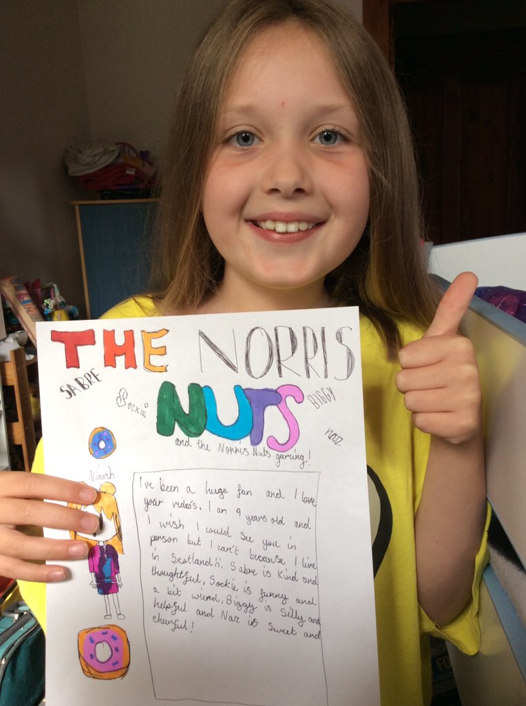3DadsTV's tweet photo. @TheNorrisNuts Wow! ..thank you @TheNorrisNuts .. she’s super happy and over the moon to get a reply ... thank you thank you thank you 🙀 https://t.co/0ekjtwWeMv