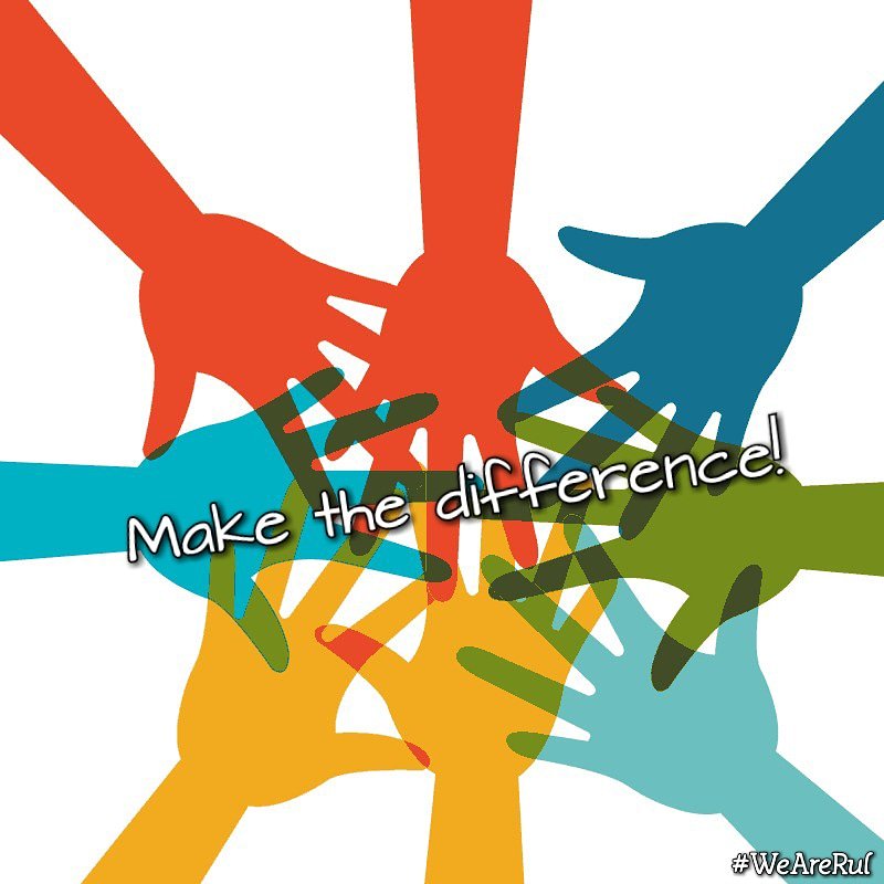 rulworld's tweet photo. Our philosophy? 
Be the difference you want to see in the world! 

Make the difference and help other people to do the same! 

#WeAreRul https://t.co/XksyiF0dLs