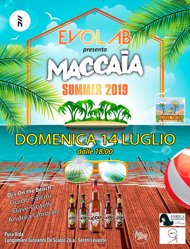 EvolutionGenova's tweet image. Domenica 14 Luglio c/o Pura Vida (Sestri Levante - GE)