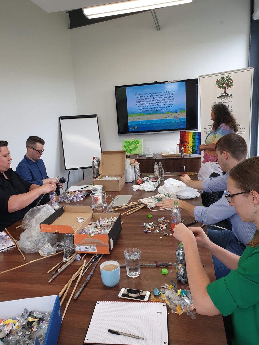 ecobricks_UK's tweet photo. Ecobrick workshops are not just about trapping the plastic, they are thought-provoking, getting you to think about how we change our relationship with plastic @BBCSouthNews @ProfBrianCox @sustainableish #personalresponsibility
#plasticsolved #ecobrick #frompollutiontosolution https://t.co/1az0afsdCC