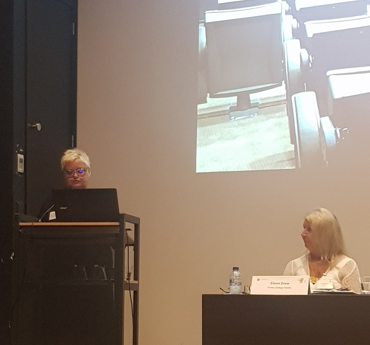 lauresqu's tweet photo. Irene Norstedt, Dir. of the DG for Research &amp; Innovation of the @EU_Commission, reaffirms the strong political committment of the Commission to gender equality. This support will continue beyond Horizon2020. #GrowingEquality https://t.co/IUonrvCTVg