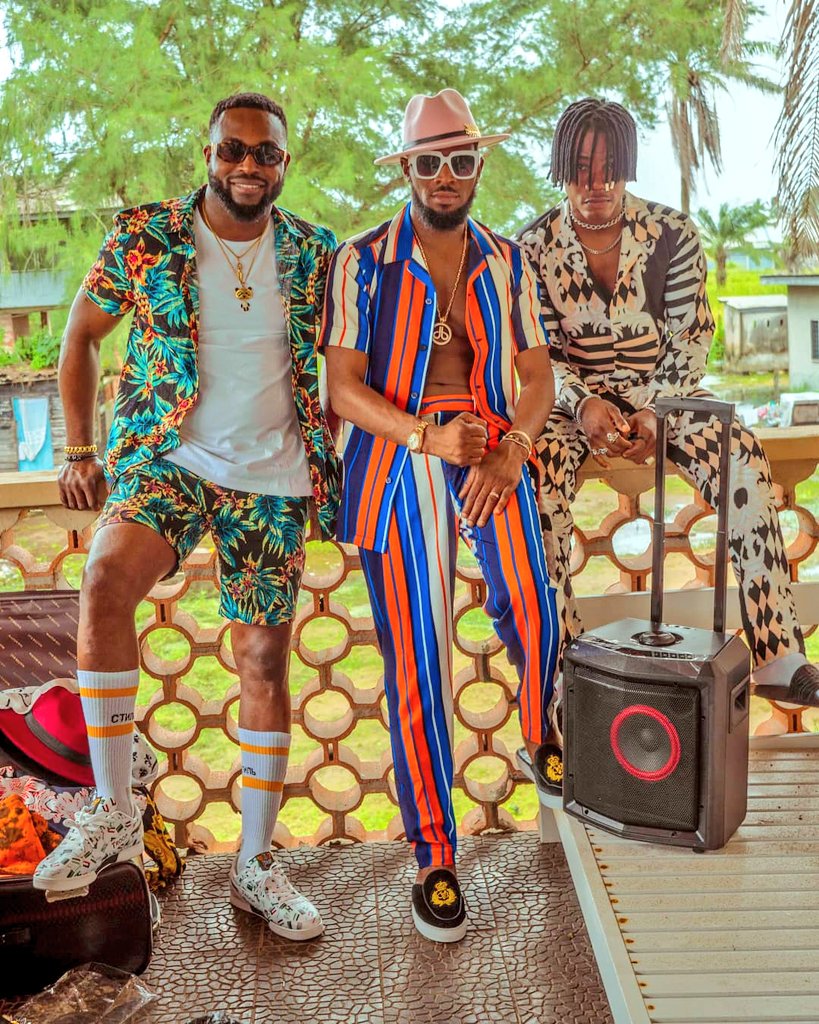 deejayneptune's tweet photo. Give us a band name &amp; dope caption for this pic &amp; win 50k. 
--
Include #Ojoro #Greatness in your comments ⬇️. Good luck https://t.co/XM9XWHkoAb