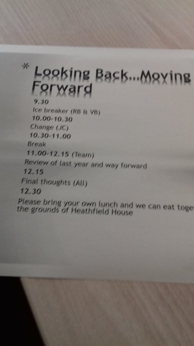 SchoolNurseCR0's tweet photo. At Heathfield house for away day https://t.co/ovZ0H7xLh0