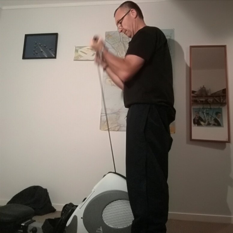 xenonwolf's tweet photo. Time to hit the rowing machine, I want to get to my goal weight and lose a total of 40kgs (88 pounds) before we go to China in November

#ketodiet 
#goals 
#rowing 
#exercise 
#medical
#flightinstructorlife 
#pilotlife https://t.co/1Br8PhetVv