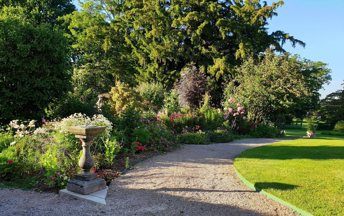 BryngwynHall's tweet photo. “IN A COUNTRY GARDEN”
With only 2 weeks to go till the Summer Fayre it’s getting very busy at Bryngwyn Hall’s Grade ll* Listed gardens. 
There will be 3 escorted garden tours with head gardener “Andrea Atherton” to include our unique Poison garden 11am/ 1pm &amp; 3pm. https://t.co/xwwiWzGXVB