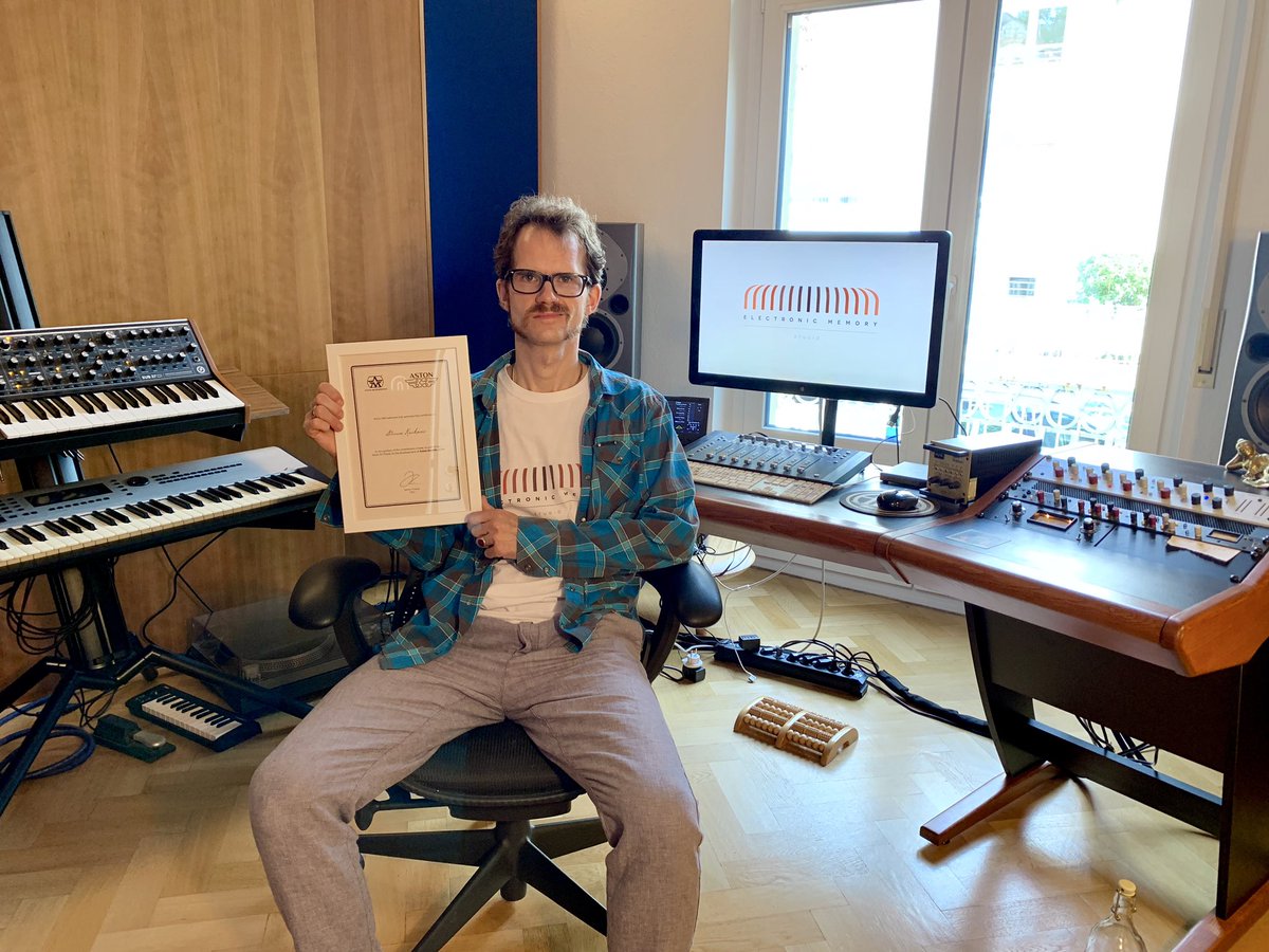 Just got my <a href="/Aston_Mics/">Aston Microphones</a> #Aston33 certificate for my involvement in the development of the #Stealth microphone ... thanks guys, been a pleasure as always:-)