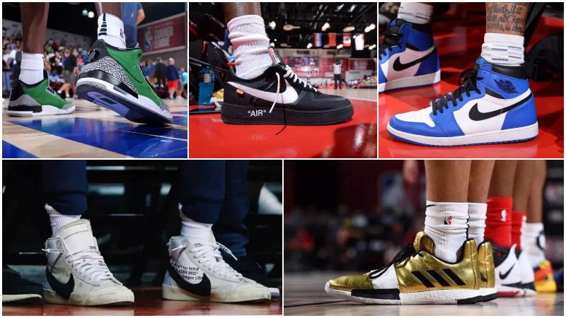 球鞋匯 | NBA球員今日球鞋上腳：Fultz場邊上腳AJ 1「藍色閃電」，Lillard 6代來了！-黑特籃球-NBA新聞影音圖片分享社區