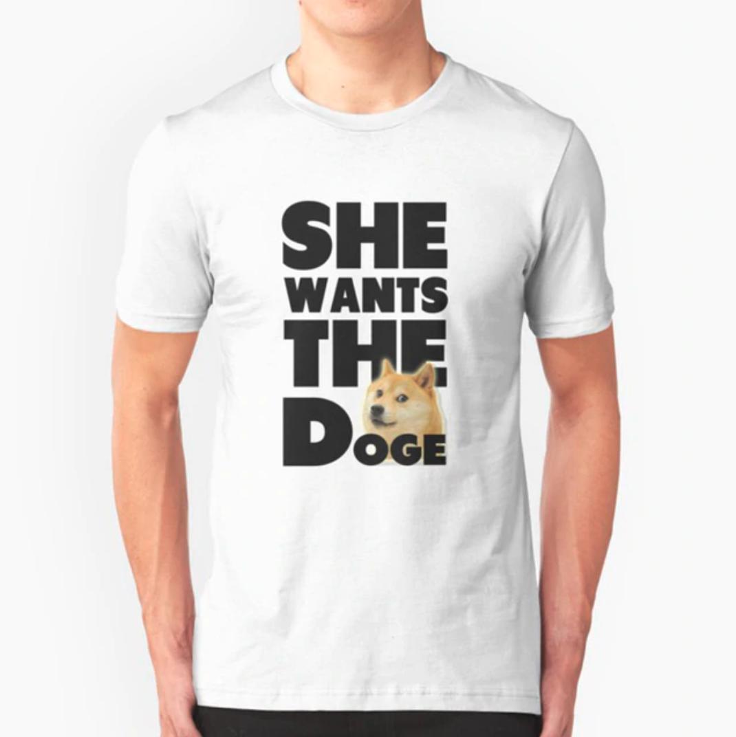 WOW So Fashion, Very Design, Much Cool.

#Doge tees now at our collection! 🚀🚀🚀

bestbtcdeals.com

#Bestbtcdeals #DogeCoin #Cryptocurrency #Merchandise #Socks #Shirts #Hoodies #Accessories #jewelry #Bracelets #Gifts #Collectibles <a href="/coinkit_/">CoinKit</a>  mon 5 100 tzc