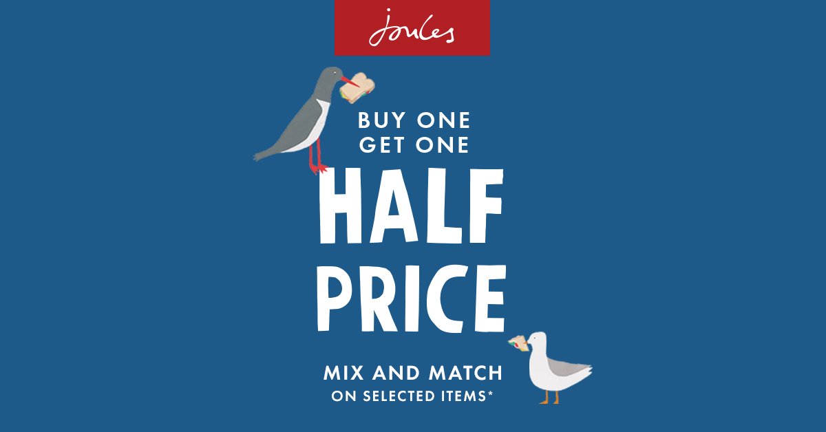 JoulesBuryStEd's tweet photo. Need some last minute holiday essentials? Don't forget selected lines are still buy one get one half price so you can stock up for the whole family 👨‍👩‍👧🌞 @JoulesBuryStEd @arc_shopping https://t.co/QOT5PGQrr4