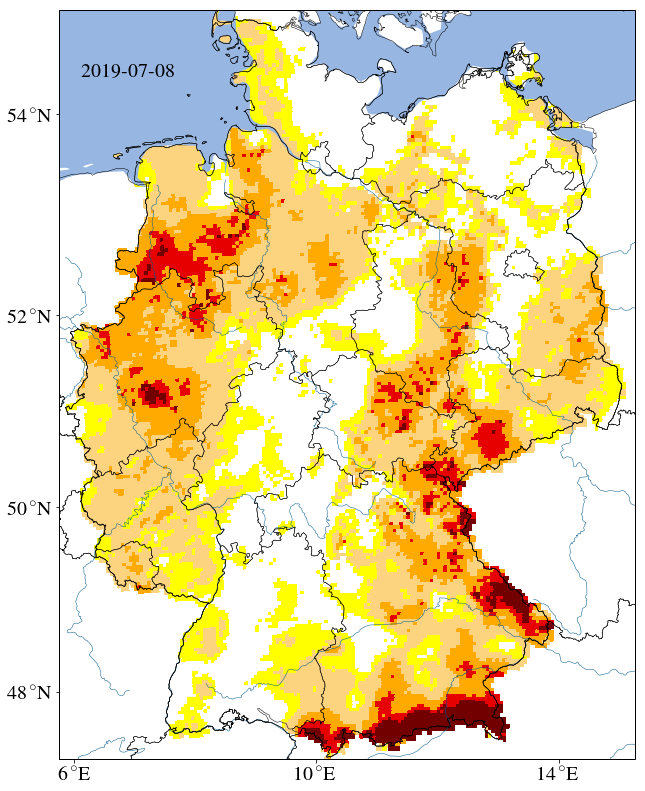 Het huidige neerslagtekort hoort bij de droogste 5% van alle jaren in Oost-Gelderland @WaterRijnIJssel. Droogte stopt helaas niet aan de grens, ook Duitsland laat hetzelfde beeld zien met lage grondwaterstanden en droge bodems <a href="/UFZ_de/">UFZ</a> @lese66 <a href="/machmalauter/">Andreas Marx</a> ufz.de/droughtmonitor