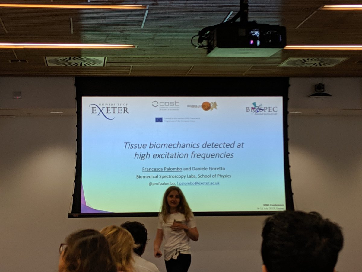 Day two of <a href="/ExeterIons/">IONS Exeter</a> is kicked off with a keynote presentation from <a href="/profpalombo/">Francesca Palombo</a> from <a href="/UniofExeter/">University of Exeter</a> who is working at the boundary of #physics, #chemistry and the #LifeSciences. <a href="/OpticalSociety/">The Optical Society now Optica</a>