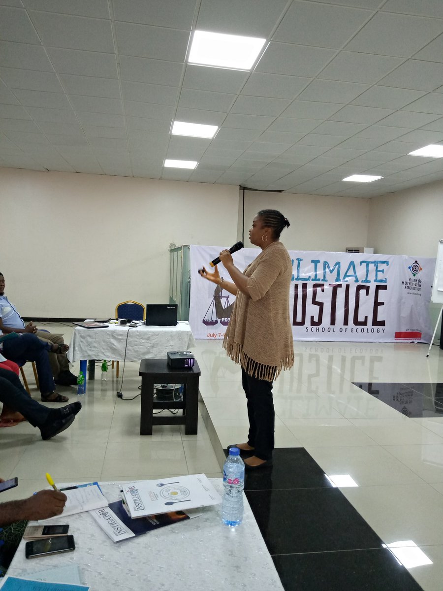 rarespp's tweet photo. We are progressing
@ifymalo presenting on Energy Transition and Gender Dimensions.
#SOEUyo Day 3
#SchoolOfEcology
#ClimateJustice
It is a double tragedy for us in Nigeria if we do not know that the world is transiting to renewable energy..... Ify Malo
@Health_Earth @NnimmoB https://t.co/Fb1OHgAA92