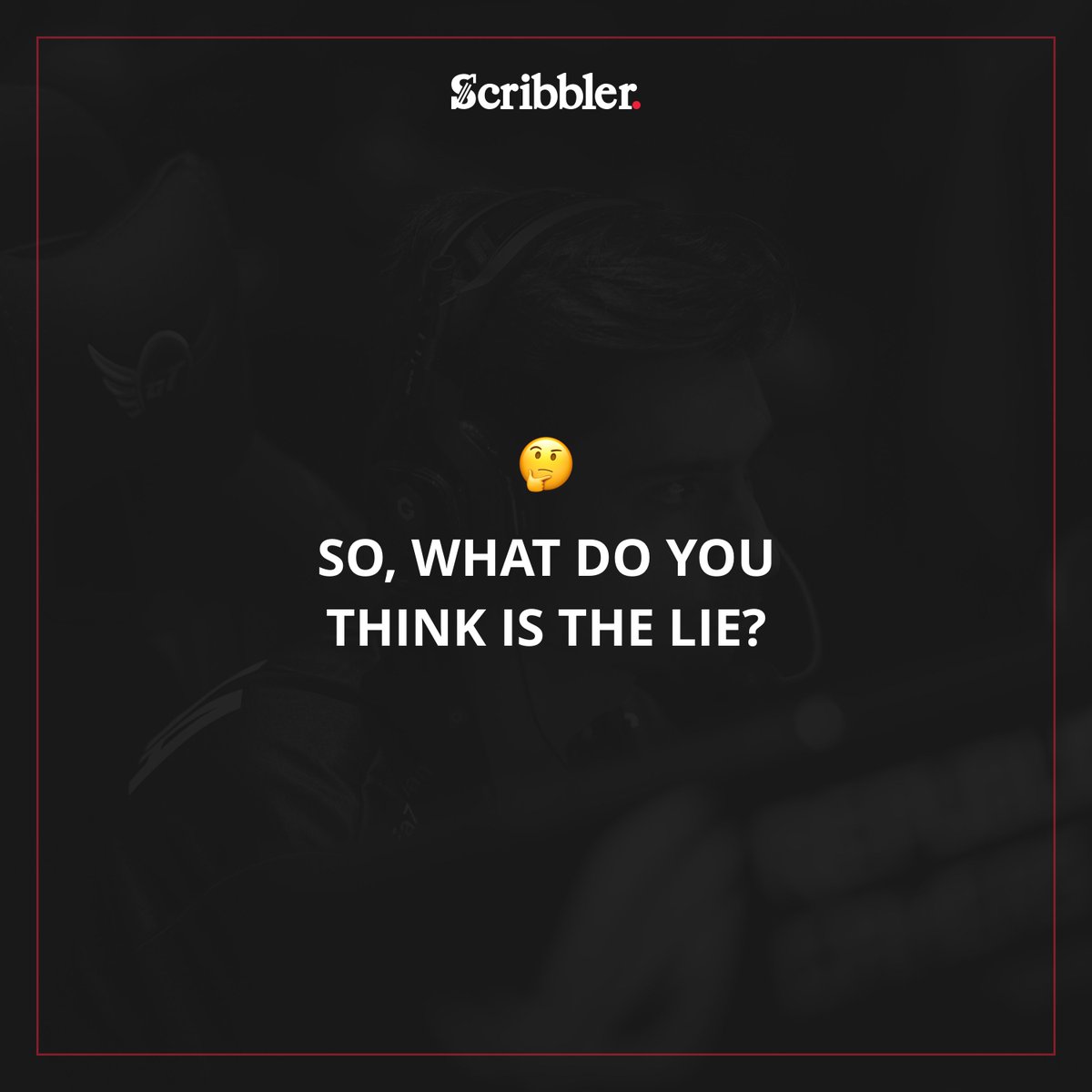 scribbler's tweet image. It's Wednesday again! Which means it's time for another #GuessTheLie! 😯

This week it's @nvltt aka Niklas! Can you guess what the lie is? 🤔