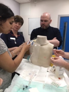 letterkennysim's tweet photo. Having Great fun at the #InternInduction #SkillsWorkshop in LUH. We worked on #NGTubes , #PickLines, #Venepuncture & #bloodcultures , #IVcannulation ,#ABG, #NGtubeinsertion , #IVdrugadministration, #AirwayManagement https://t.co/isXYma4M08