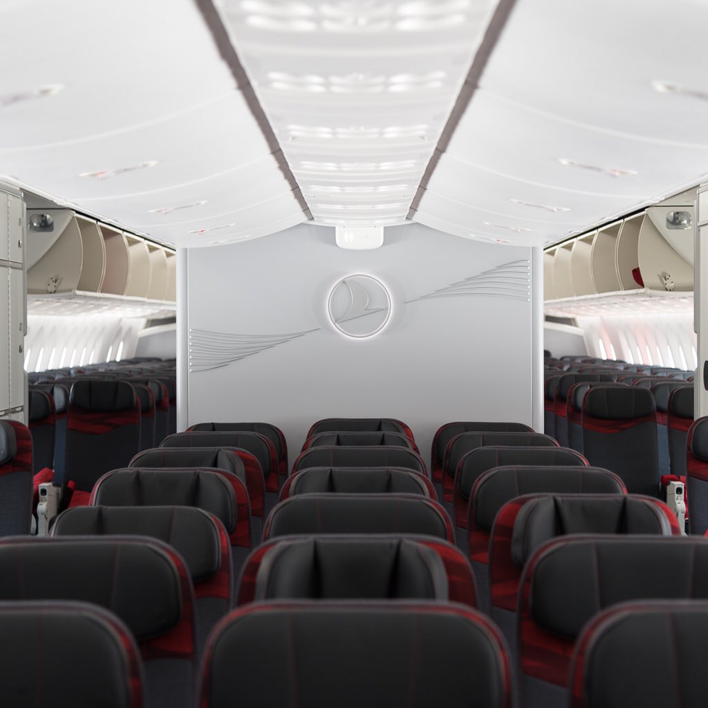 jhbspotter's tweet photo. Brand new economy class seats onboard Turkish Airlines B787-9 Dream)liner. 
Turk Hava Yollarinin yepyeni B787-9 tipi ucagindaki economy class koltuklar.
#aviation #avgeek #turkey #turkish #istanbul #antalya #ilkucus #boeing #dreamliner #airbus #turkishairlines #staralliance #tk https://t.co/IA0J3oRqsB
