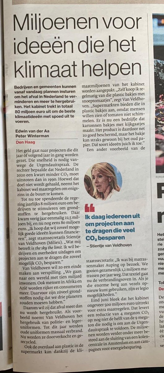marjanminnesma's tweet photo. Beste @SvVeldhoven ik zie je oproep. Het kabinet heeft al namens 700!! Organisaties een plan met 40 maatregelen ontvangen waarmee 15-20 Mton bespaard kan worden. Verder uitstel is dus niet nodig. 2020 is dichtbij en het verzamelen is al voor jullie gedaan. https://t.co/UVpJkuJOKx