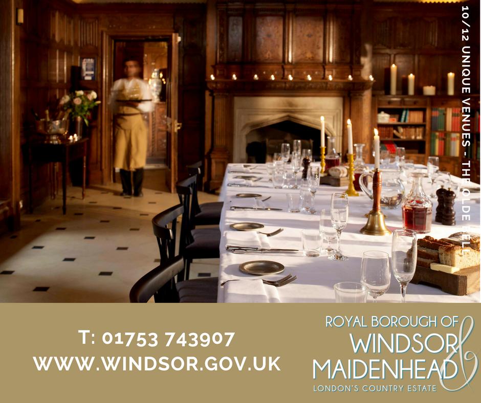 If you’re looking for sublime chic in a medieval inn, The Olde Bell has versatile space with five meeting rooms, a private walled garden and an award winning restaurant. <a href="/theoldebell/">The Olde Bell</a> #LondonsCountryEstate windsor.gov.uk/conference/the…