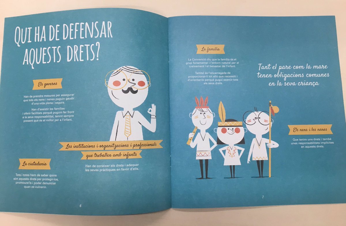 JMc_AK2BCN's tweet photo. Even in Europe I consistently see examples of #NativeAppropriation and harmful stereotypes of #NativeAmericans. This one comes from a book on rights of children by UNICEF—why was it necessary to dress the family as caricatures of plains Indians? @NativeApprops https://t.co/OaDi7YDlIr