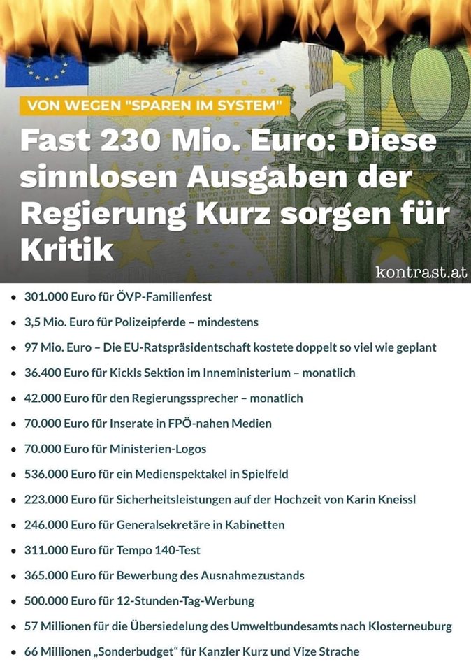 Aber wir reden natürlich lieber darüber, ob man sich die #Mindestsicherung noch leisten kann und will, und geben Kindern nur mehr Euro 1,50 pro Tag zum Leben. Man müsste sich eigentlich schämen. Aber nur wenn man zumindest im Ansatz Charakter hätte.