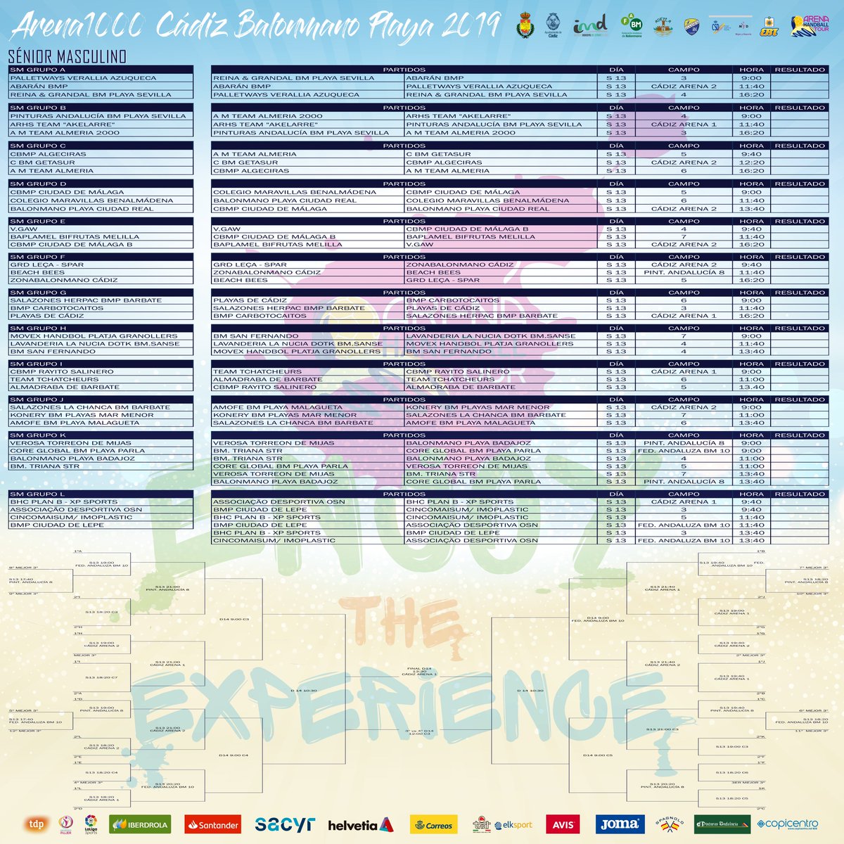 📆 #Arena1000 | Calendario del Arena 1000 de Cádiz de #BalonmanoPlaya

➡️ Senior Masculino

#⃣ #EnjoyTheExperience