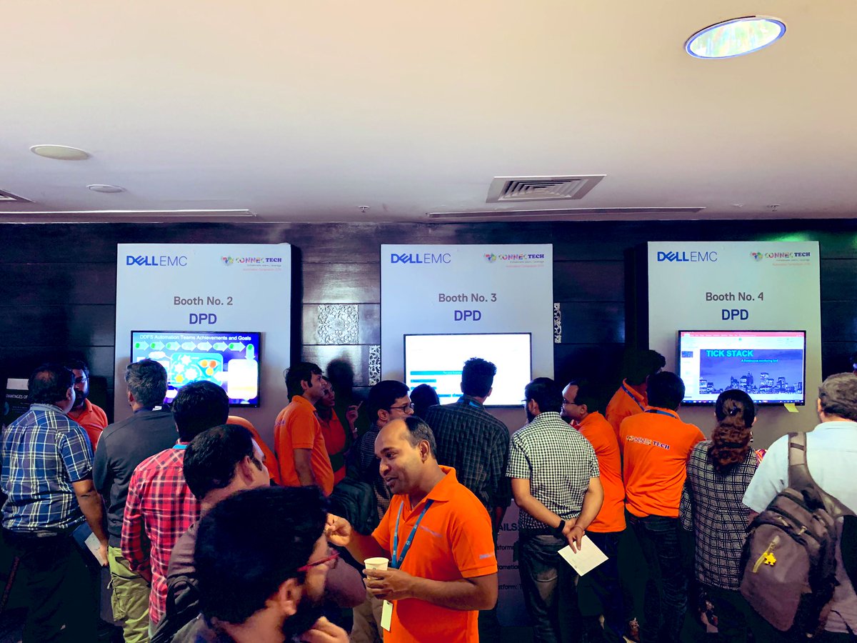 TejasPandit_'s tweet photo. Great energy! Automation and CI/CD is at the core of our #ScrumTransformation journey. Great to interact and learn more from DPD as well as rest of COE thought leaders.   #DellConnecTech #AutomationSymposium 
@DellEMCProtect @DellEMCIndia https://t.co/HFr44vrXK4