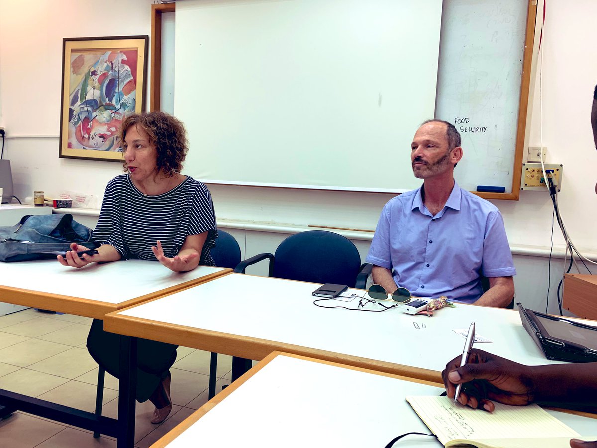 SudeshSivarasu's tweet photo. Discussion on food safety & security and @TelAvivUni with Lisa and Prof Ohad and understanding their research and translational strategies for Israel @SimonGear @UCT_MDL #safhu @MZANSIISRAEL https://t.co/15HnQsZMIt