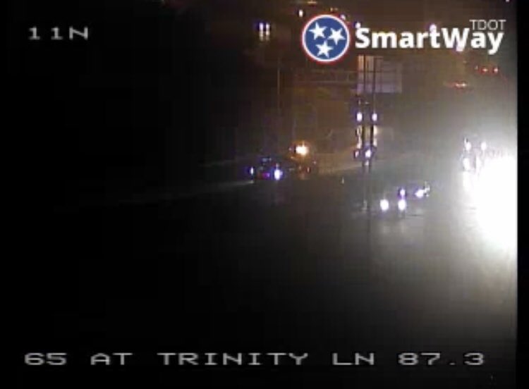 LindsNance's tweet image. HEADS UP! The off-ramp on I-65NB at Trinity Lane is blocked until 6am. If you are traveling north towards Madison or Goodlettsville, I have alternates for you on @WSMV coming up! #4WARN #traffic