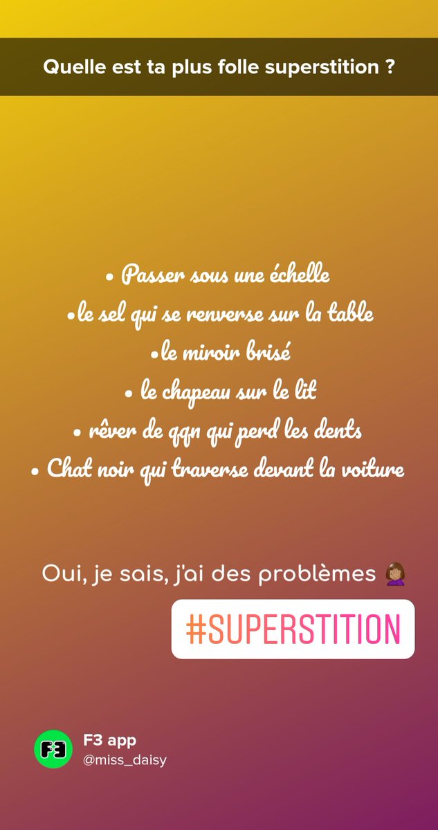 Laura On Twitter Quelles Sont Vos Pires Superstitions