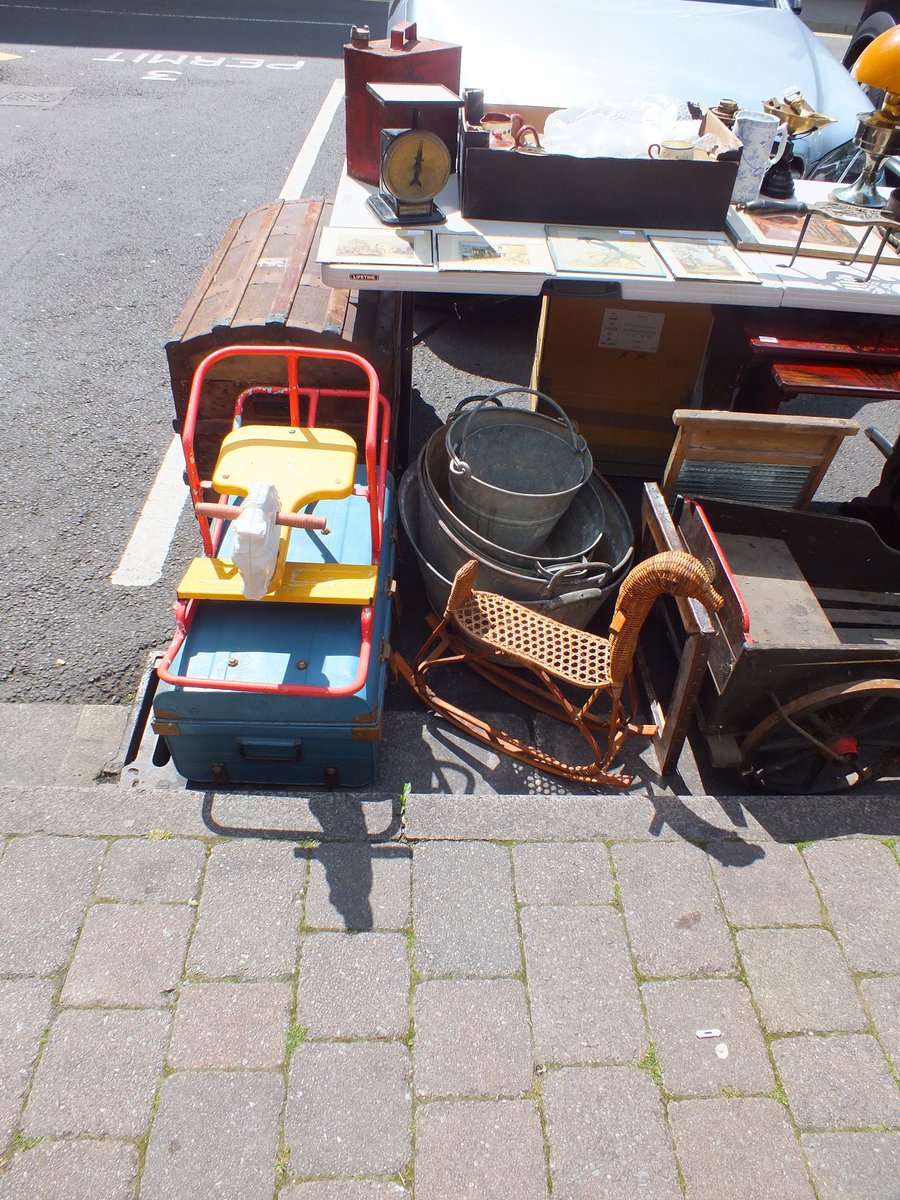 SquirrelsAntiq1's tweet photo. Summer is here! So we have brought out some of our summery items, including; wagons, trunks, trikes, rocking horses and more! #summerishere #antiques #summeritems #woodenwagon #trikes #triang #rockinghorse #basingstoke #hampshire #squirrelsantiques #summer https://t.co/q1cVFRfRwO