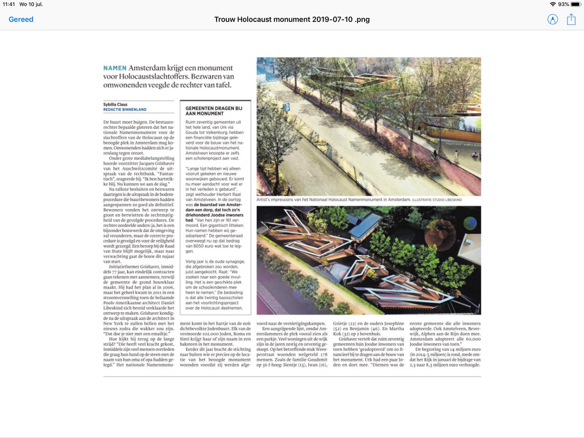 Herbert Raat (@herbertraat) on Twitter photo Aandacht vandaag in <a href="/trouw/">Trouw</a> voor de bijdrage van <a href="/Gem_Amstelveen/">Gemeente Amstelveen</a> aan het Holocaustmonument. Vandaag wordt er in de <a href="/RaadAmstelveen/">Raad Amstelveen</a> gesproken over een extra initiatief van <a href="/VVDAmstelveen/">VVD Amstelveen</a>, <a href="/PvdAAmstelveen/">PvdA Amstelveen</a>, <a href="/D66Amstelveen/">D66 Amstelveen</a>, <a href="/CDA_Amstelveen/">CDA_Amstelveen</a> en #CUAmstelveen over dit onderwerp. Aandacht vandaag in <a href="/trouw/">Trouw</a> voor de bijdrage van <a href="/Gem_Amstelveen/">Gemeente Amstelveen</a> aan het Holocaustmonument. Vandaag wordt er in de <a href="/RaadAmstelveen/">Raad Amstelveen</a> gesproken over een extra initiatief van <a href="/VVDAmstelveen/">VVD Amstelveen</a>, <a href="/PvdAAmstelveen/">PvdA Amstelveen</a>, <a href="/D66Amstelveen/">D66 Amstelveen</a>, <a href="/CDA_Amstelveen/">CDA_Amstelveen</a> en #CUAmstelveen over dit onderwerp.