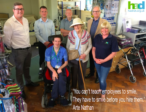 HAD's the way we like it! 💚💙 #WednesdayWisdom 

#LoveWhatWeDo #HertsAndMinds #Charity #Mobility #TeamHAD #WelwynGardenCity #Hertfordshire