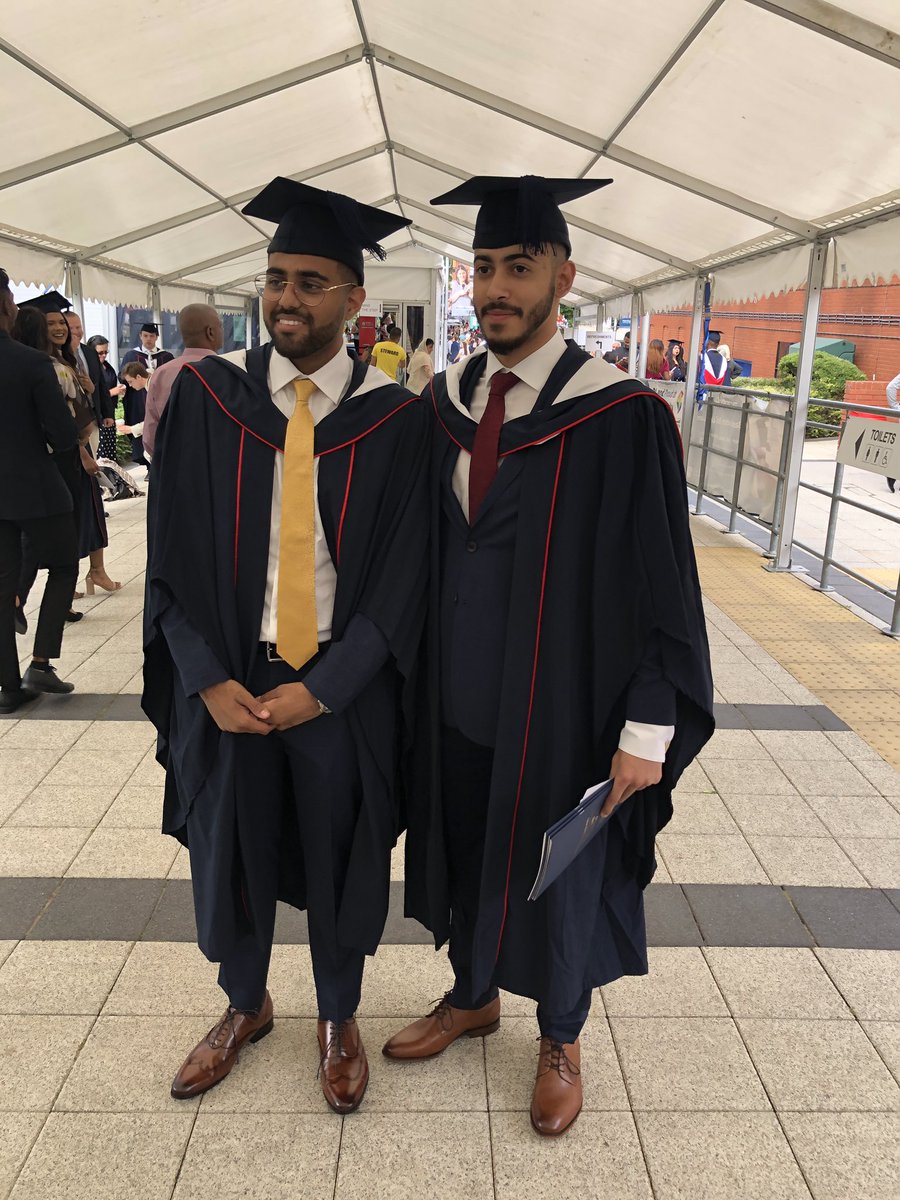 zahras's tweet photo. #brunelgrad19 congrats to the two hamys- made us proud https://t.co/ur2cd7ecOn
