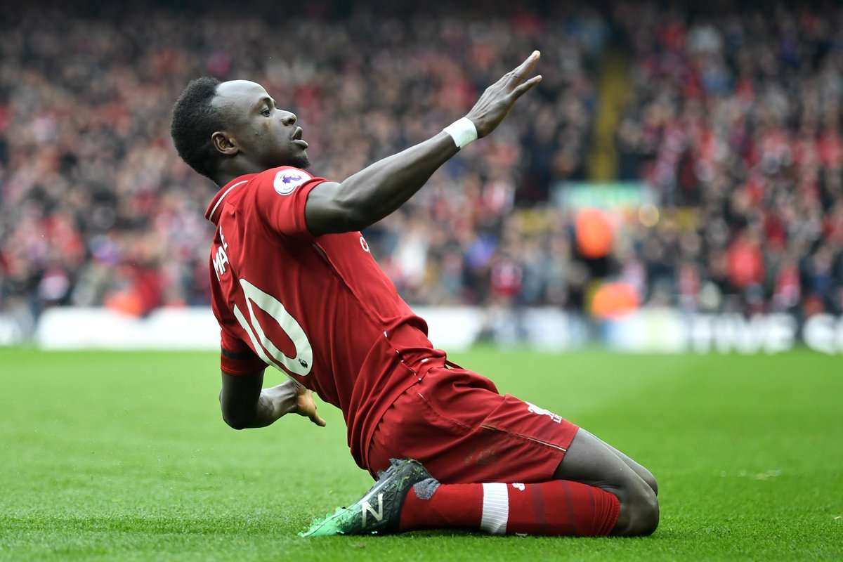 LFC's tweet photo. Good luck to Sadio tonight, as his Senegal side face Benin in the #AFCON2019 quarter-final. 👊 https://t.co/dmqmZT6yHC
