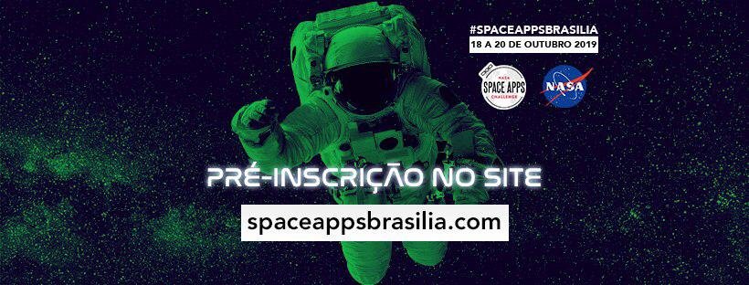 NasaSpaceBsb's tweet photo. O 1o pré-evento será dia 16/07/2019 às 19:30 no Copa Coworking, 305 N, e as inscrições para participar podem ser feitas abaixo: https://t.co/5mYAhyAMvr
#spaceappsbsb #spaceapps #nasanobrasil #nasaspacechallenge #startups #brasilia
#brasilianomundo #newspace
#transformeomundo https://t.co/VhZDvI8ALo
