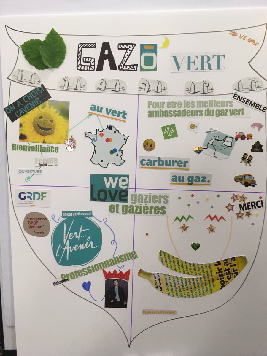 PriscilliaPDO's tweet photo. Séminaire d’intégration GRDF >> Le traditionnel challenge blason est lancé ! Envie de voter pour « Gazo’vert »?! Il suffit de retweeter ou liker ce tweet ! À vous de jouer ! #welcomeGRDF2019 https://t.co/K6RCsclXGl