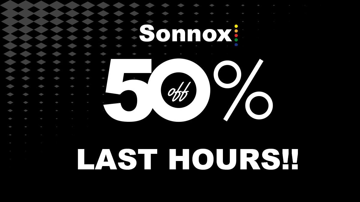 sonnoxplugins's tweet photo. Only a few hours left to grab that Sonnox plug-in for half price!! Do it before it's too late!! Sale ends midnight UK time. #sonnox #hoursleft https://t.co/37RppiKNyi