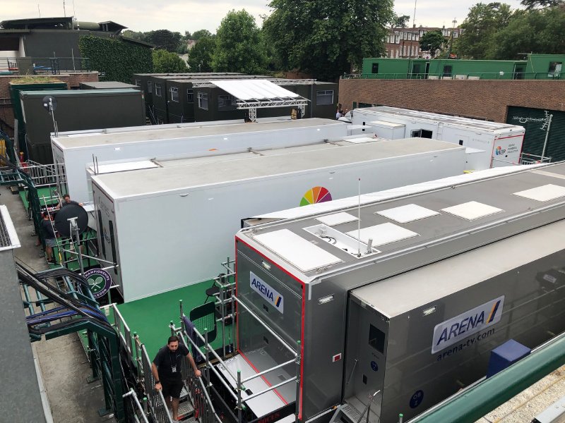 EVSEquipment's tweet image. EVS tech at @Wimbledon part 3. Over 30 IPDirector content management suites are used by @espn to manage approximately 144000 assets. @NEPBroadcasting is providing a significant part of this technology.