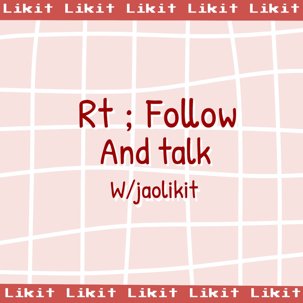̼ ˚ 𝙟𝙖𝙤 ⁼ 𝙇𝙞𝙠𝙞𝙩 ♥︎ ไม่ฟอลแบคเป็นแฟน tweet media