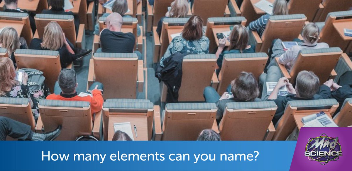 madsciencehou's tweet photo. According to a survey by the Science History Institute, one in 5 Americans can't name a single element on the Periodic Table! Out of the Americans surveyed, 59% couldn't name more than 10 out of the 118 elements on the current Periodic Table. How many can you name? https://t.co/o4e3c9azis