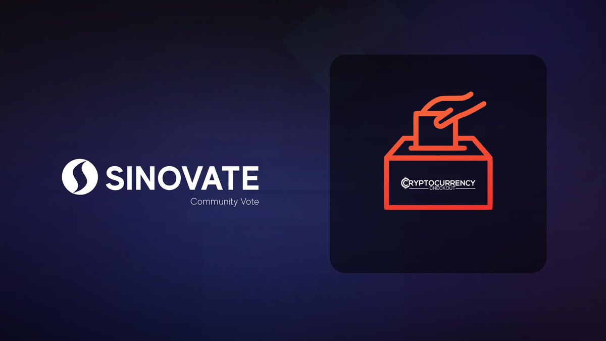SinovateChain is listed for a community vote on @crypto_checkout Please  register and cast your free vote for free listing https://t.co/oVsRkh7IR1 $ SIN #Sinovate #Infinity_Nodes #SIN #deflationary #Crypto #Blockchain  #payment #cryptocurrency
