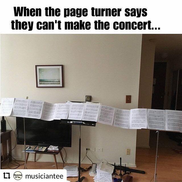 WMBGSymphony's tweet photo. Whether you're a stand partner or a pianist's life saver, it's a job that goes unnoticed but is absolutely essential. Three cheers for page turners! https://t.co/FbDeav2ng5