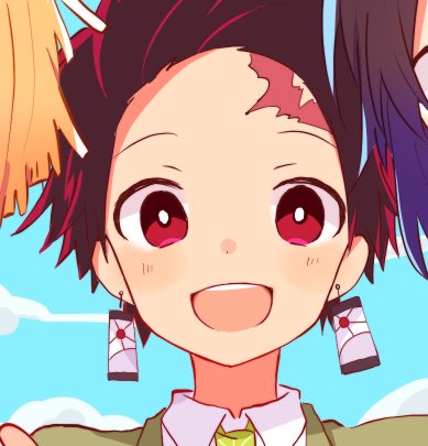 ちよ🔅さんがTwitterに投稿した竈門炭治郎(鬼滅の刃)のイラスト。