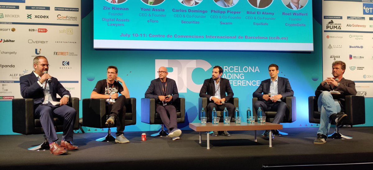 STOSearch's tweet photo. PANEL RECAP: "The Present & Future of Security Tokens" from Barcelona Trading Conference hosted by @financemagnates
Recap:
https://t.co/tzJW1MRXjq
Panelists include leaders from: #Swarm #Securitize #EquiSafe #eToro #CryptoDelta
#securitytokens #securitytoken #sto #btconf2019 https://t.co/arkGlVUGMf