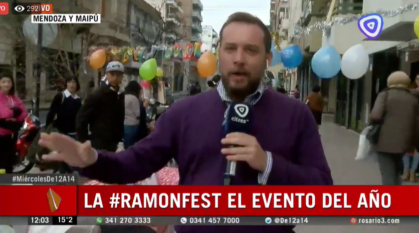 De12a14's tweet photo. 👏🎈🎉 ¡A pleno la #RamonFEST! 👏🎈🎉 Ramón estrenó look y hasta se cortó el pelo. https://t.co/496WMIZ4DN