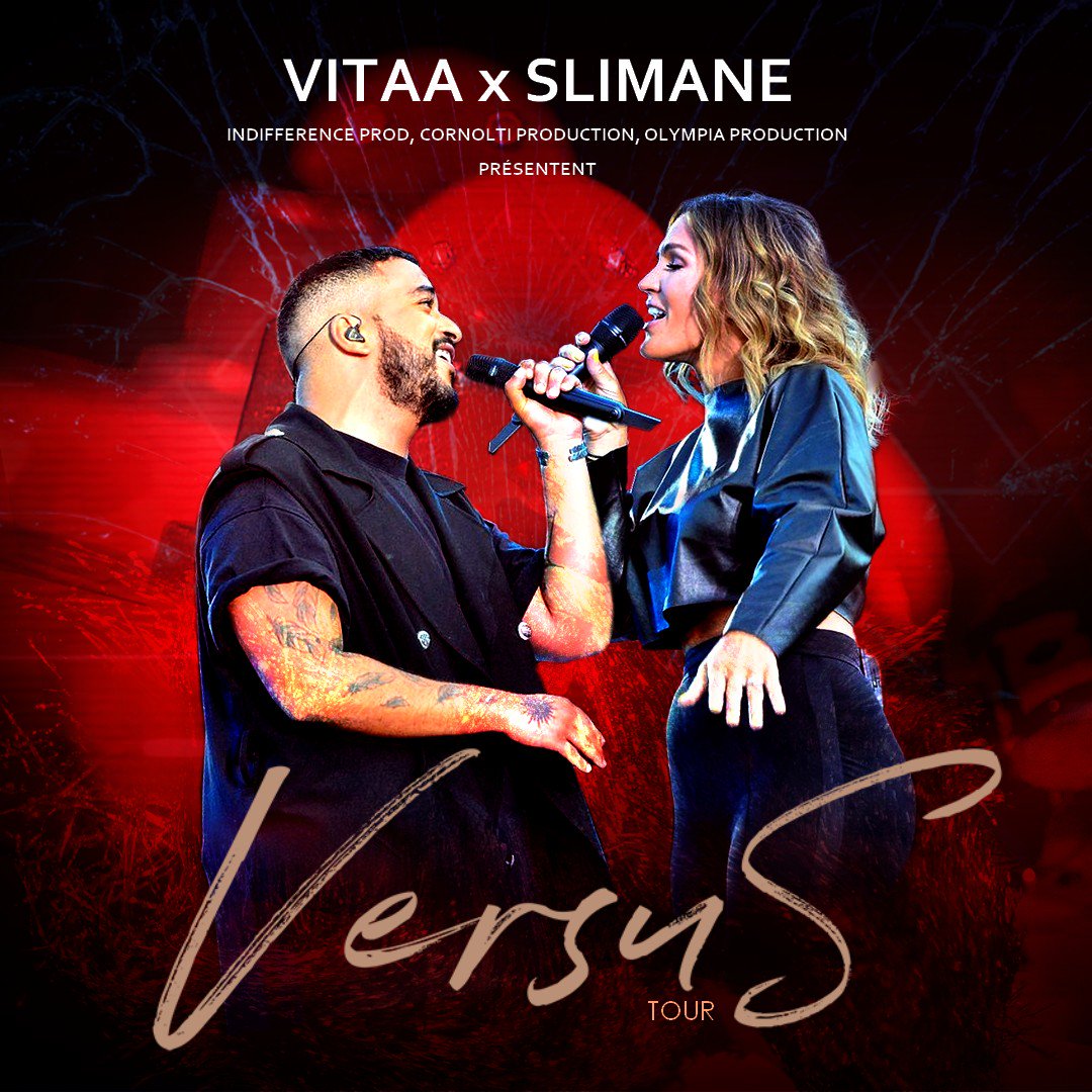 Debooh__'s tweet photo. Visuel pour le #VersuSTour de @Slimaneoff &amp; @VITAA ! 

Juste pour le fun. Vous connaissez mon amour pour les créa. 
Et j'ai un amour pour ce duo 🤷🏼‍♀️😂 

(@SaidBoussif - @mickaelmiro ) #VITAA #Slimane #VITAAxSLIMANE #VersuS #IndifferenceProd https://t.co/SOXkwrYi7r