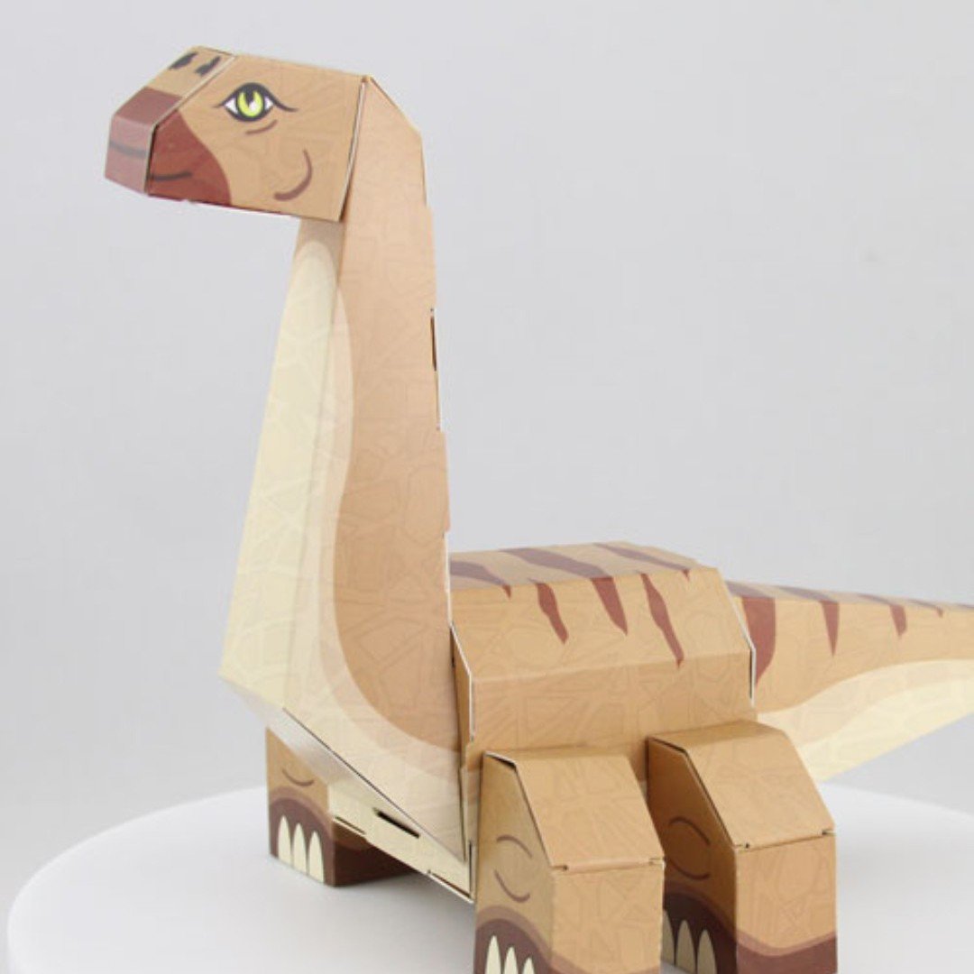 CublesCo's tweet image. Did you know the Cubles #brontosaurus is 7 inches tall and 7 inches long! Pretty crazy for a greeting card! #foldablefun #kidsactivity #dinosaurs #madeinmn #mn #cubles