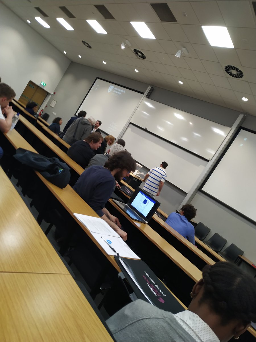 a_vasylchenkova's tweet photo. While all optics community in Exeter, at @ExeterIons I am in Newcastle at #imanonlin teaching nonlinear math people how we use nonlinear math in #optcomms https://t.co/kacQUmMNcP